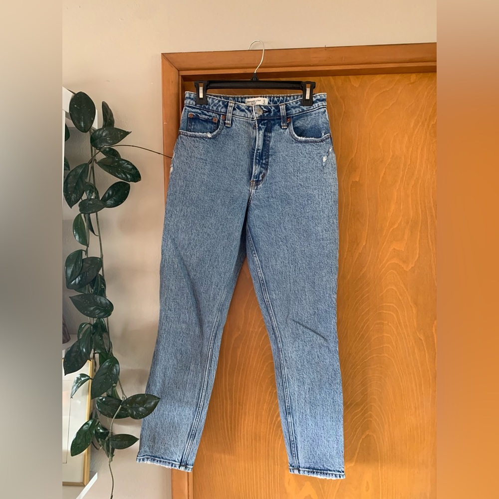 Abercrombie skinny high rise curve love jean size 27